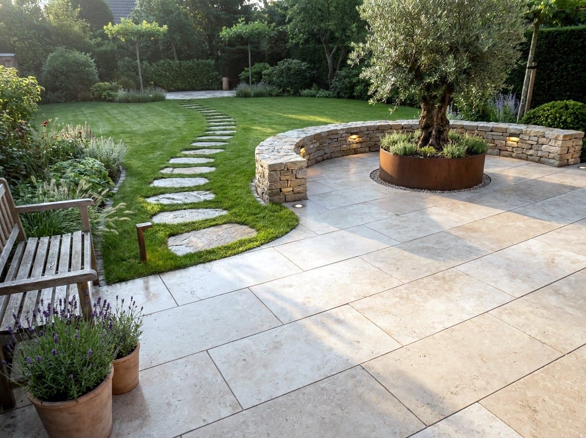 Naturstein-Terrassen